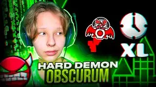 Прохожу XL HARD DEMON Obscurum в Geometry Dash