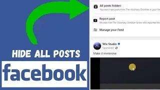 How to Hide All Posts From a Page Facebook (Laptop/PC) 2024