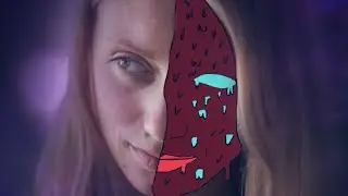 Face grime using picsart drawing tools
