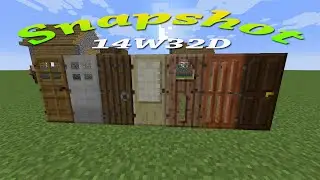 Snapshot 14w32d Puertas y vallas de diferentes colores. |Minecraft|