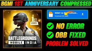 BGMI LATEST HIGHLY COMPRESSED || OBB PROBLEM FIXED IN COMPRESSED