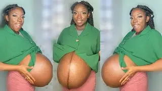 PRE PREGNANCY CLOTHES TRY ON 🤣 | HUGE Pregnancy Belly Bump at 37 Weeks