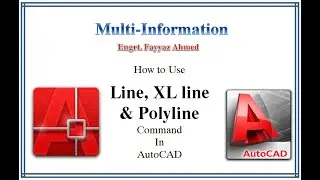 How to use Line, Construction Line and Polyline Command in AutoCAD 2013 2nd Lecture A-CAD Tutorial