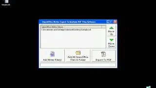 Sobolsoft com How To Use OpenOffice Writer Export To Multiple PDF Files Software
