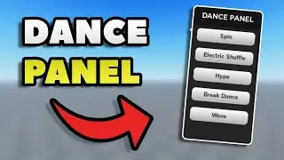How To Make a DANCE PANEL in Roblox Studio