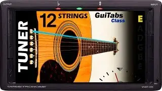 Standard Acoustic 12 Strings Guitar Tuner 📟 / GuiTabs Tuners 🎸