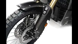 YAMAHA TENERE 700 CARBON FORKS PROTECTION / CARBON FRONT FENDER