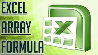 [Free Excel Tutorial] EXCEL ARRAY FORMULA - Full HD