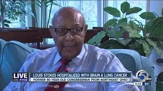 Retired U.S. Congressman Louis Stokes diagnosed with lung and brain cancer