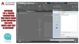 AutoCAD Tip&Tricks - Converting SHX fonts (polylines) from a PDF imported file into Multi-Line text