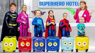 Superheroes 7 Colors Capsule Hotel 🌈🏨
