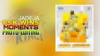 CSK WINS moments jadeja || photo editing || @masterofgraphics0007