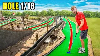 We Raced to Get a Hole in One on Every Hole!