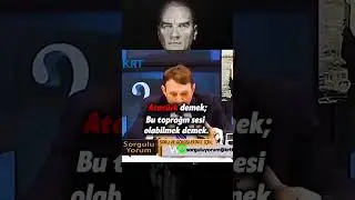 Atatürk demek; Bilimsel düşünmek demek.