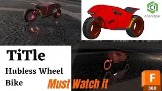 Hubless Wheel Bike in Fusion 360 | TiTle Intro | Must Watch