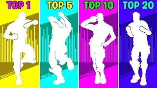 Top 25 Popular Fortnite Dances With Best Music! #13 Lil' Octane Llama Rama, Chicken Wing, Pull Up