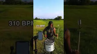 310 BPM Quadruple Stroke Roll