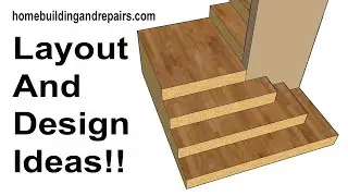 How To Layout Stairs With Lower Tread Returns - Design And Education Tips
