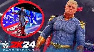 WWE 2K24 Cody Rhodes Homelander Entrance | New WWE 2K24 PC Mods
