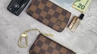 Louis Vuitton Key Pouch/Cles 5 Year VS Brand new Review | Must Have SLG???
