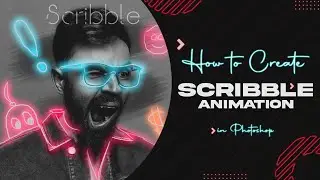 How to Create Glowing Scribble Animation in Photoshop - 