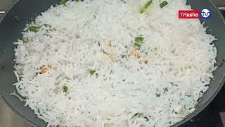 RESTAURANT STYLE VEG FRIED RICE  TRISHAA TV