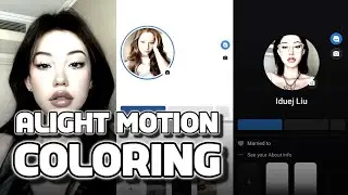 alight motion dark coloring tutorial