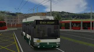 Simt Simulator | Linka 18 - Nemocnice Vřesiny | Škoda 24Tr Citybus