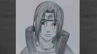 How to Draw Itachi Uchiha - Naruto | Anime Easy Drawing Tutorial Sketch for Beginners