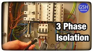 10 Stages of Safe Isolation - 3 Phase Distribution Board