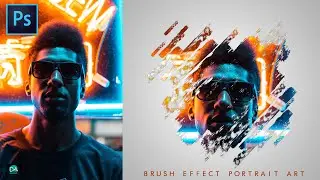 Photoshop Portrait Art Brush Effect Tutorial - Photoshop Editing
