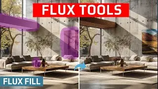 Flux Tools: AI In-painting and Expand (FREE Photoshop generative expand Alternative)