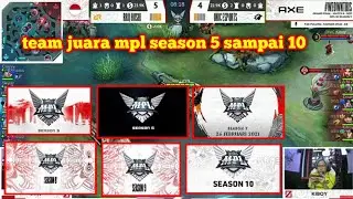 juara mpl mobilegend bangbang season 5 sampai season 10 @daffoychannel
