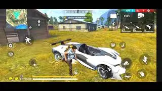 New sports car look in free fire during FF×McLaren
