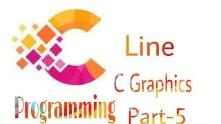 How to draw Line in C graphics part-5, line in c graphics ,line graphics programming ,c graphics pro