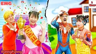 Spiderman & the Dream of Becoming a Supermodel - Dad and Daughter - Best Video Collection