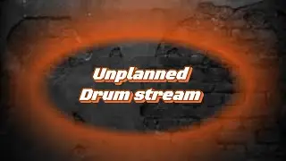 Unplanned drum stream  #livedrums #drumcover #drummer #cat