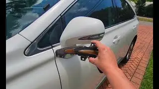 Replace Mirror Turn Signal Light and Puddle Light on Lexus RX350 (2010-2015) | DIY How-To