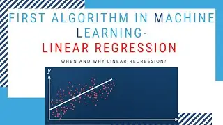 First Algorithm in Machine Learning | Linear Regression | What is Linear Regression? | AI with AI