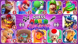 Guess The Super Mario Galaxy Movie Characters by Voice 🎙️🎵🔥 Mario, Yoshi, Peach, Bowser