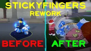 [YBA] Stick Fingers Before Rework VS After Rework Comparison