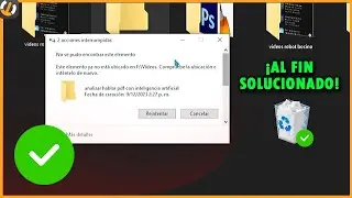Solución a "No se pudo encontrar este elemento" | Error al borrar un archivo en #windows