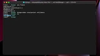 How to create django project