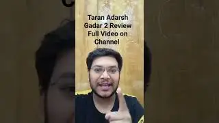 Gadar 2 Review Taran Adarsh | Gadar 2 Movie Review by Taran Adarsh | Gadar 2 Public Reaction | सनी