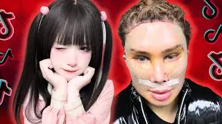 FINGEN ser ASIÁTICOS en TIKTOK 😱 | JaniFukui, Oli London