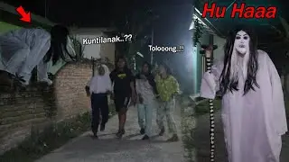 Kuntilanak Prank di Jalan Sepi Auto Kocar Kacir