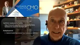 CMO Message re COVID-19 (Coronavirus) Week of 03/30/20