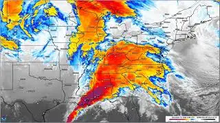 Satellite and KBGM Radar Loop December 15-16, 2022, Winter Storm
