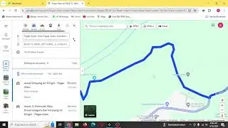 Jalur alternatif ke kota Pagaralam Sumsel dari arah Lahat dengan Maps