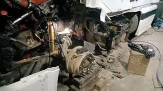 volvo vnl cummins 15 isx. поиск давления топлива замена ТНВД.